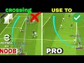 🤤How to Crossing Like Pro player Use This Tips Tutorial Efootball!!!!!