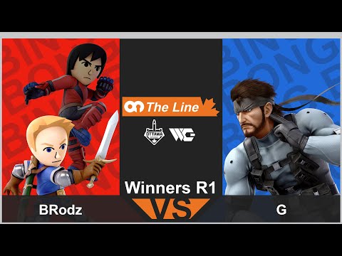 OTL #3 || BRodz (Mii SwordFighter, Mii Brawler) vs G (Snake) - Winners Round 1