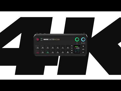 Видеообзор обновления прошивки RODE RODECaster Video