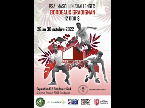 PSA Masculin Challenger Bordeaux 1/4 de Finale