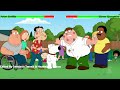Peter Griffin Vs Glenn Quagmire With Healthbars