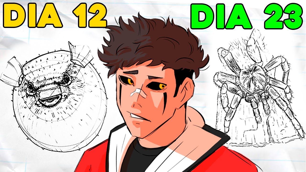 Estudei Dynamic Sketch por 30 dias Desenhando só com Caneta!