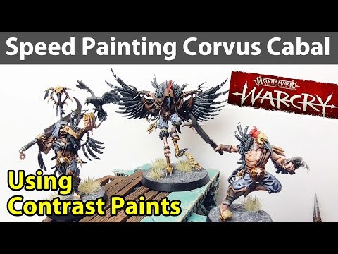 Speed Painting Corvus Cabal for Warcry