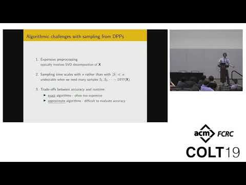 Fast Determinantal point process via distortion-free intermediate sampling