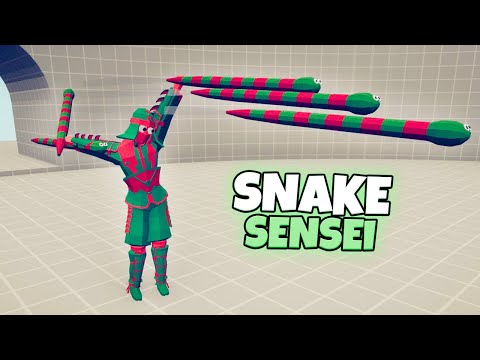 SNAKE SENSEI vs EVERY FACTION | TABS Totally Accurate Battle Simulator Gameplay