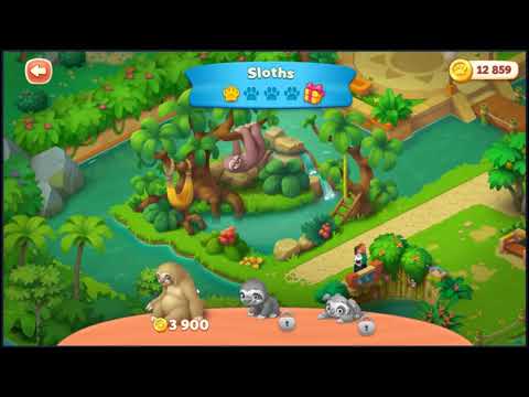 Wildscapes AREA 5 Part 2 SLOTHS [+ MORE UNVEILED] (FULL MOVIE Story Playthrough) 🐘🙈 | SKILLGAMING ✔️