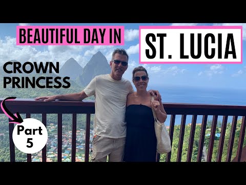 ST. LUCIA Amazing Island Tour - Crown Princess Southern Caribbean Cruise Vlog (Part 5)