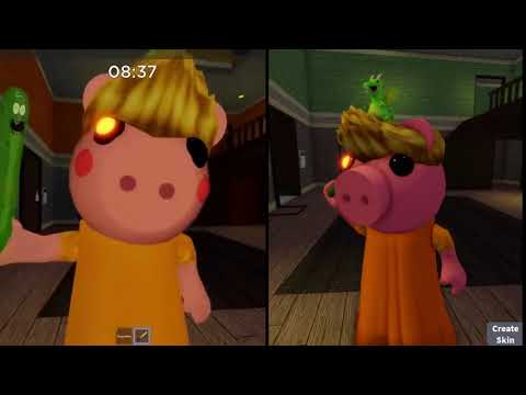 OLD SKETCHY VS NEW SKETCHY JUMPSCARE - Roblox Piggy RP [COMPARISON]
