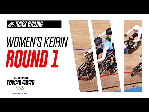 WOMEN'S KEIRIN - TRACK CYCLING | Round 1 Heat 3 Highlights | Olympic Games - Tokyo 2020