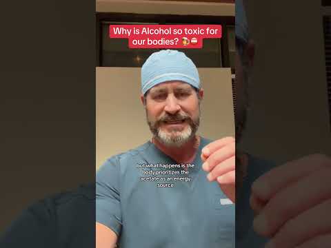 Why alcohol is so toxic to our bodies #doctor #surgeon #hearthealth #alcohol #fypツ