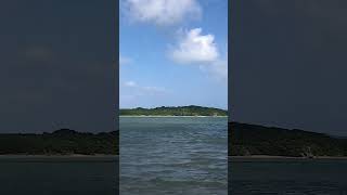 沖縄のビーチの波音と風音と。