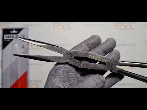 Щипцы прямые удлиненные YATO 340 мм с 2 шарнирами, HRC 50 (YT-20400) Щипцы прямые удлиненные YATO 340 мм с 2 шарнирами, HRC 50 (YT-20400)