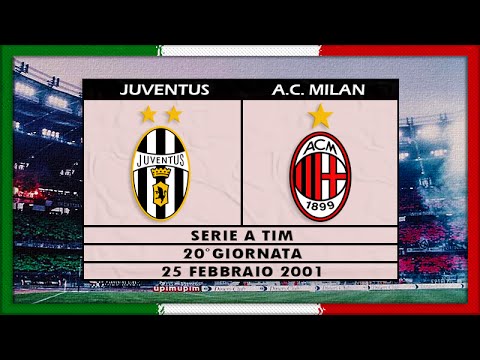 Serie A 2000-01, g20, Juventus - AC Milan