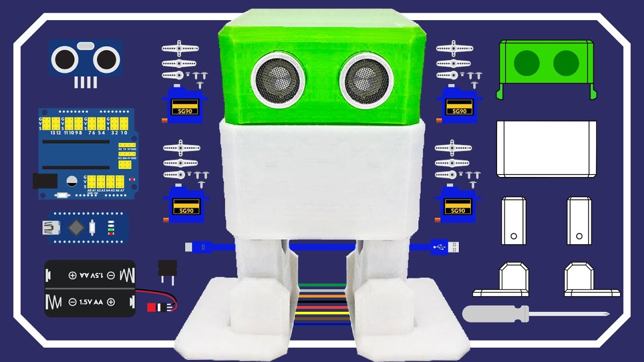 How to build your own Otto DIY, the best Arduino dancing robot