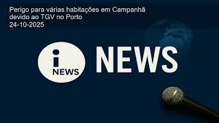 Perigo para várias habitações em Campanhã devido ao TGV no Porto
