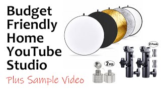 Budget YouTube Video Studio -  Good (Not Great) For Photography & Video - 4k UHD