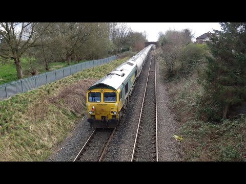 Freightliner Class 66 No's. 66606 + 66602 TnT 66616 on 6K99 on 14.03.20 - HD