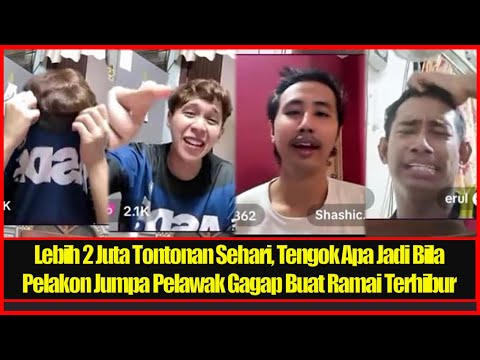Bila Pelakon Jumpa Pelawak Gagap, Tengok Apa Jadi Buat Ramai Terhibur Lawak Acap S Shashic Erul