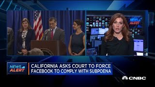 California has been investigating Facebook for 18 months