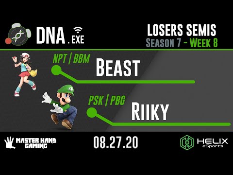 DNA.EXE S7:W8 - PSK | PBG | Riiky (Luigi) Vs. NPT | BBM | Beast (Pokemon Trainer) - L Semifinals