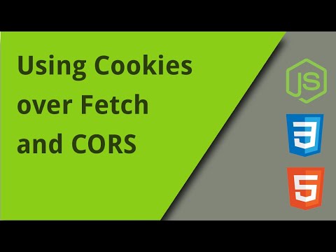 Fetch CORS and Cookies
