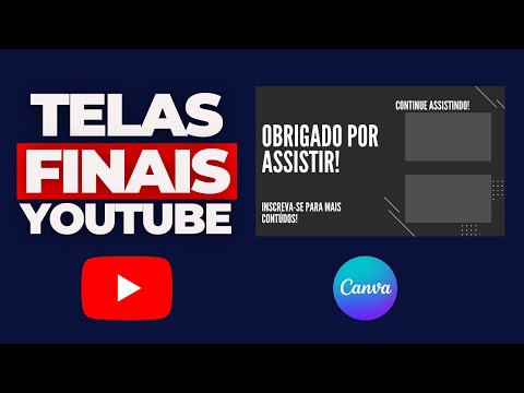 COMO FAZER TELA FINAL PARA VIDEO NO YOUTUBE (Vinheta de Encerramento)