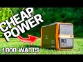 sungzu 1000 watt battery generator solar power station