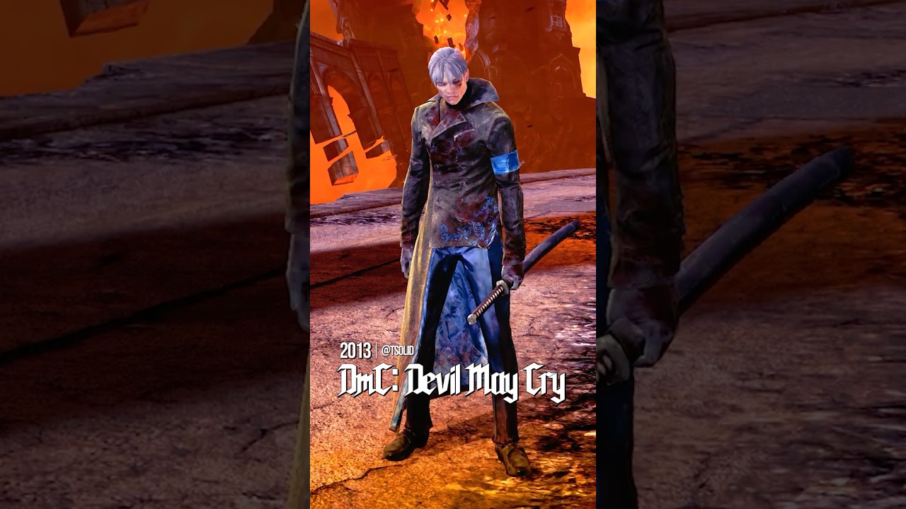 Vergil DMC1 to DMC: Peak of Combat (2001-2024) Evolution - Devil May Cry