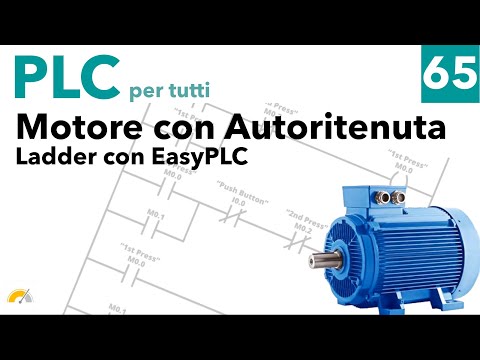 Simulare un motore con autoritenuta con EasyPLC - Video 65