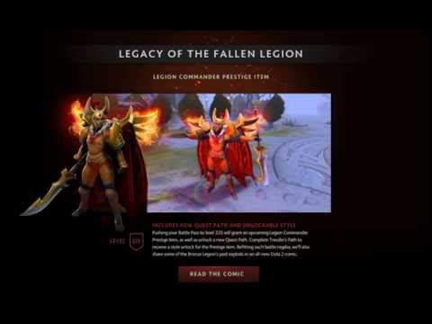 TI6 Legion Commander Immortal - Legacy of The Fallen