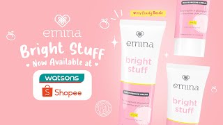 Download lagu Bright and Gentle Skin with Emina Bright Stuff Moisturizing Cream!  Now in Watsons and Shopee! mp3
