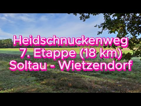 Heidschnuckenweg 7.Etappe (18 km) Soltau - Wietzendorf