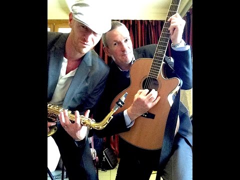 Acoustic guitarist & saxophonist hire. Wedding music, receptions, free roaming.