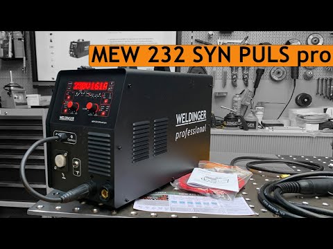 WELDINGER MEW 232 SYN puls pro | Schweißinverter mit echtem 4-Rollenantrieb für den Profibereich