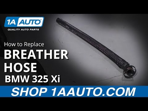 How to Replace Oil Separator Breather Hose 01-05 BMW 325 Xi