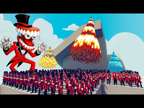 200x CAINE vs 4x EVERY GOD - Totally Accurate Battle Simulator TABS