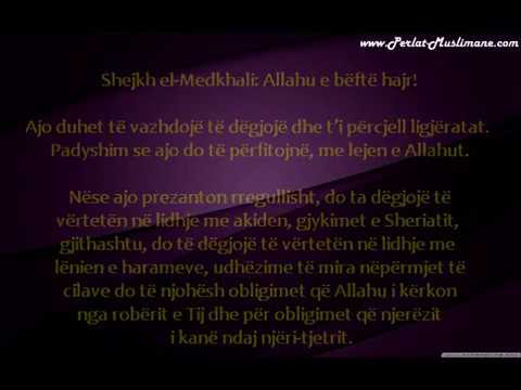 Gruaja paralajmërohet ndaj mësimeve të "Medkhalive" - Zejd el-Medkhali