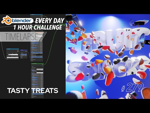Geometry Node Snack Attack - Blender Every Day #279
