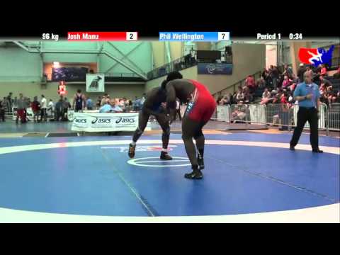 Josh Manu vs. Phil Wellington at 2013 ASICS University Nationals - FS