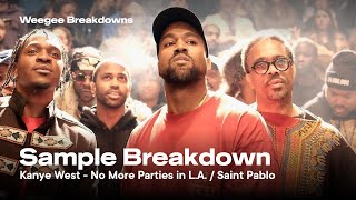 Sample Breakdown - No More Parties in L.A. / Saint Pablo by Kanye West