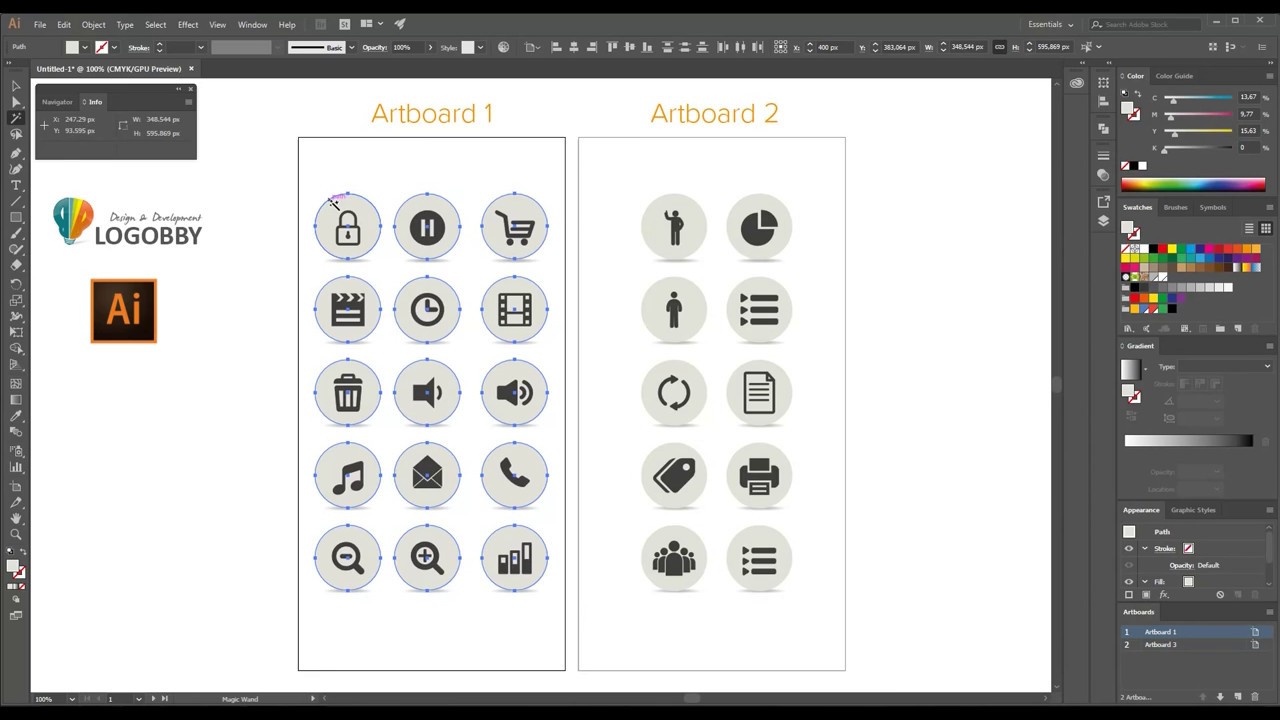 How to use the Magic Wand Tool only on specific elements in Adobe Illustrator
