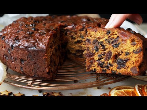 Christmas Cake Recipe - Easy Fruit Cake that's beautifully moist!