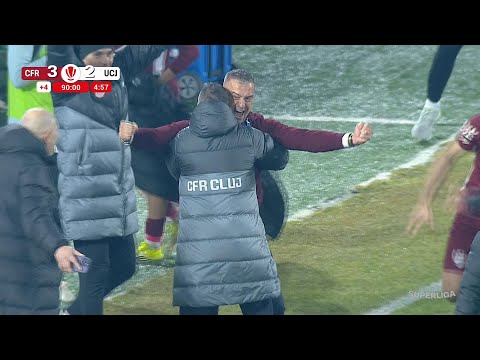 REZUMAT | CFR Cluj - U Cluj 3-2. Spectacol în derby-ul Clujului. Pancu, șapte victorii consecutive