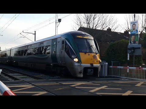 22000 Class InterCity Train - Sandymount Crossing.