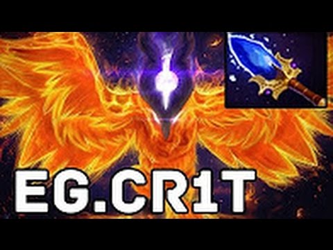 ⚡️ EG.Cr1t ⚡️ Phoenix⚡️ Dota 2 7.01 ⚡️ AGHANIM'S SCEPTER ⚡️
