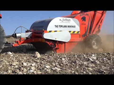 TUTKUN Stone picker / الة جمع الحجر / Ramasseuse de pierres