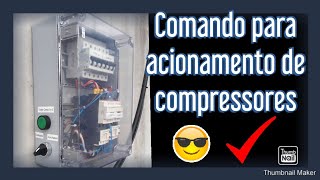 Quadro de comando para compressor