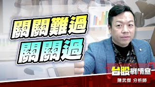 關關難過、關關過…#加權指數｜小武哥投資事務所｜陳武傑 (圖)
