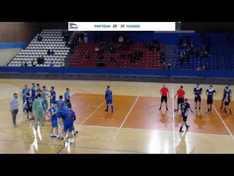 ARKUS liga 12. kolo / RK Partizan - RK Kikinda Grindex / 01.12.2019.
