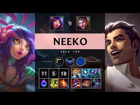 Neeko Top vs Jayce - EUW Diamond Patch 25.07